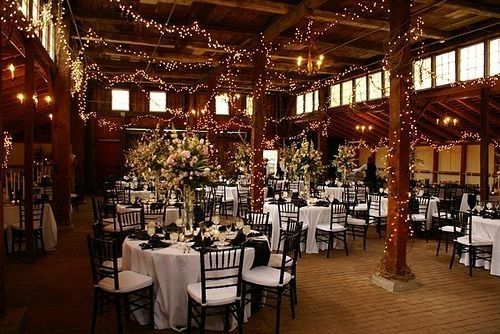 colors church ceremony and barn reception