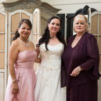 What are the mothers wearing?