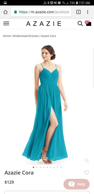 Share your bridesmaid's dresses? - 2