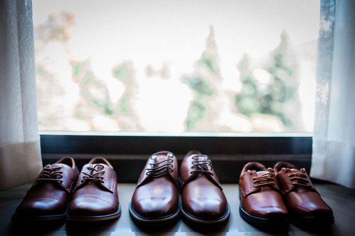 The boys' shoes