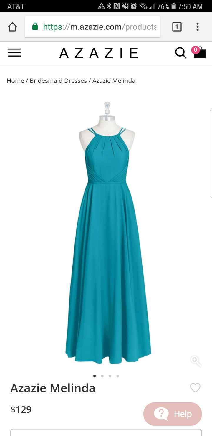 Share your bridesmaid's dresses? - 1