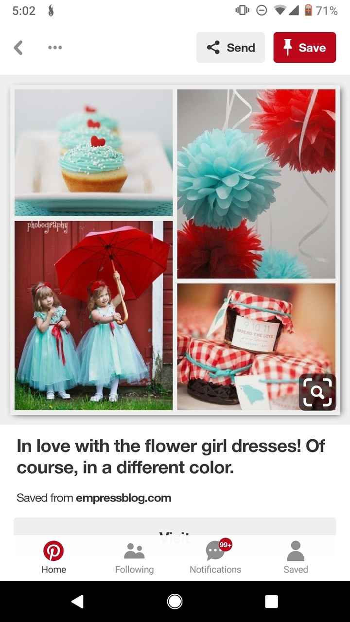 Can i bride use red in her color palette for a spring wedding - 3