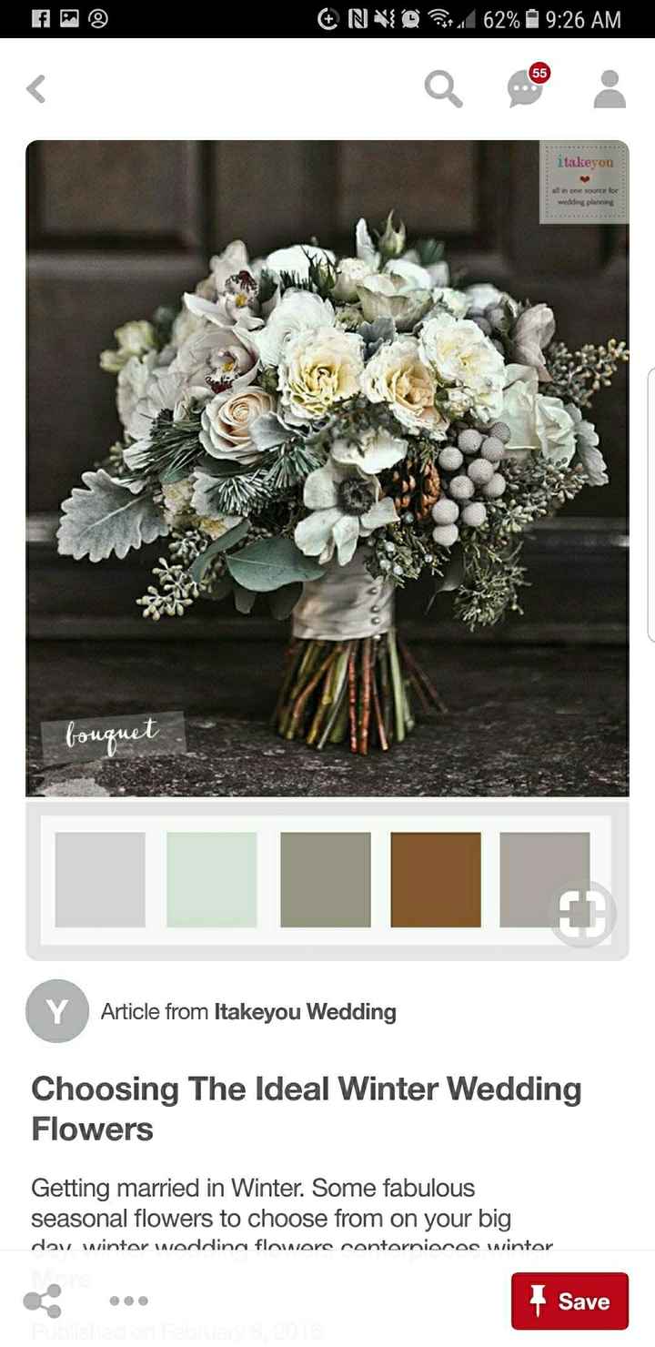  Winter Bouquets - Need help with colors! - 3