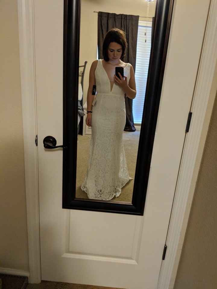 Anyone buy a "non wedding" wedding dress?!? - 1