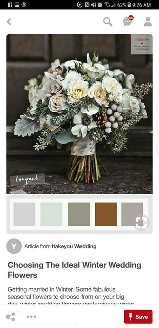  Winter Bouquets - Need help with colors! - 3