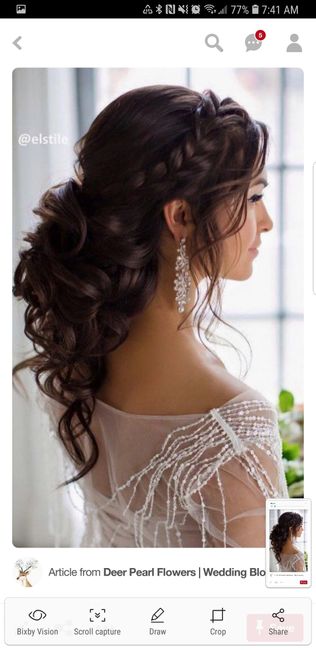 Strapless Dress - How to Wear Hair? 1