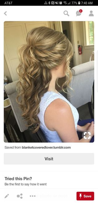 Hairstyle with strapless dress 2