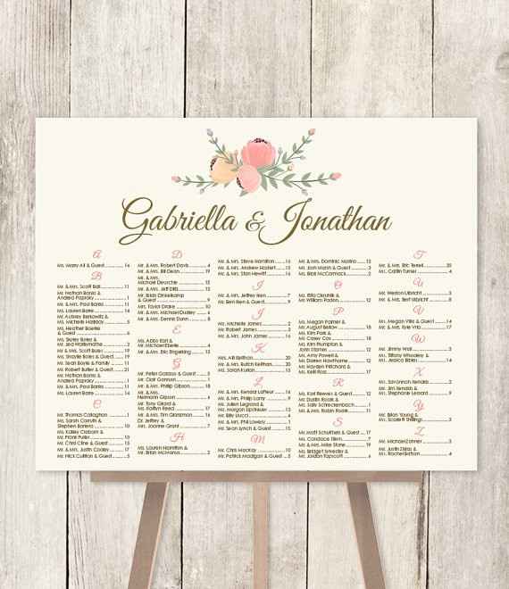 Seating Chart