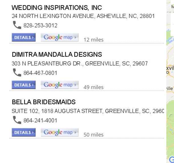 Bridesmaids dresses