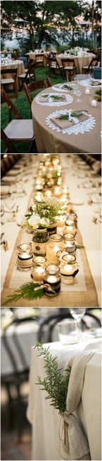 Long table centerpieces