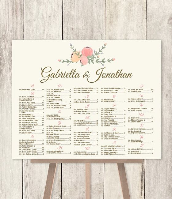 Seating Chart
