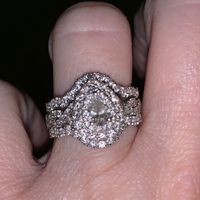 i got my wedding band! Show me your beautiful rings! - 1