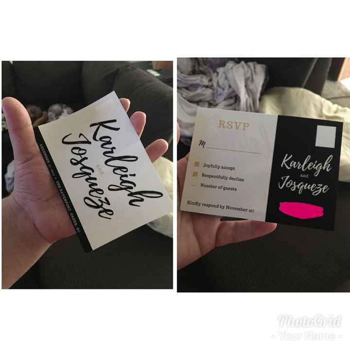 DIY RSVP's