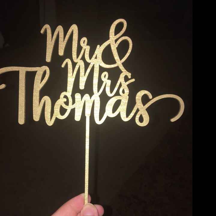 Let's see your cake topper!