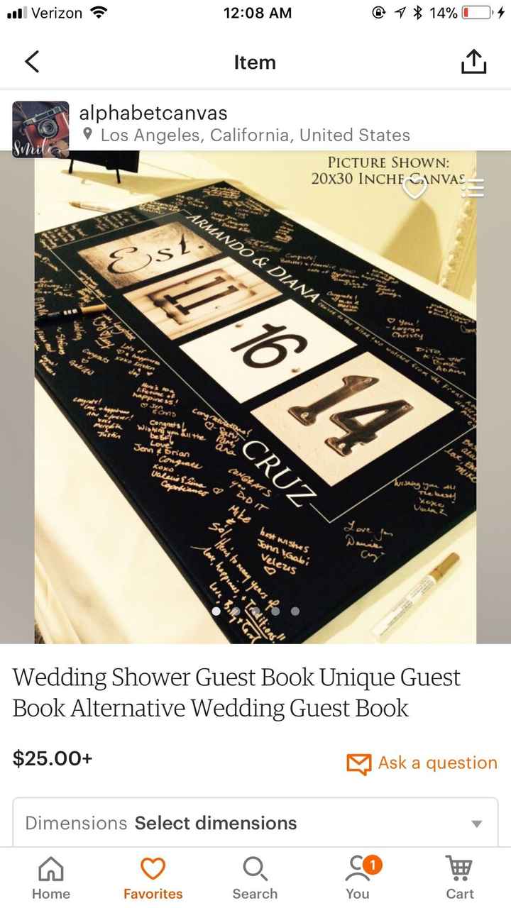 Alternative to traditional guest book?
