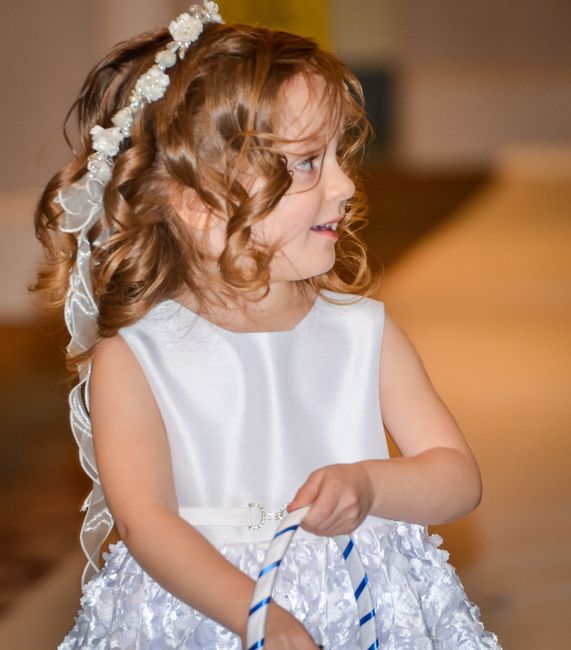 So excited! Flower girl dresses came in wrong color and size!!