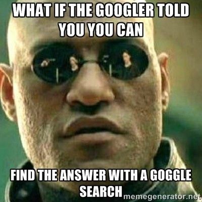 NWR (but WW related) - Google search meme