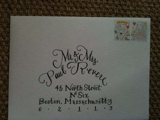 Addressing envelopes uniquely