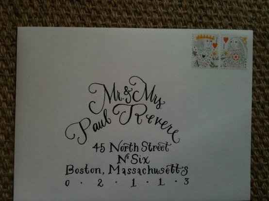 Addressing envelopes uniquely