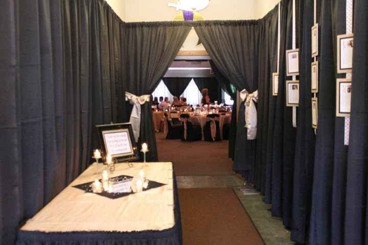 black and white wedding theme?