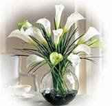 Pity Party Table for 1. Anyone use calla lilies? I need help