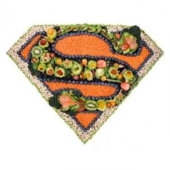 Cute food idea for Super Hero theme weddings