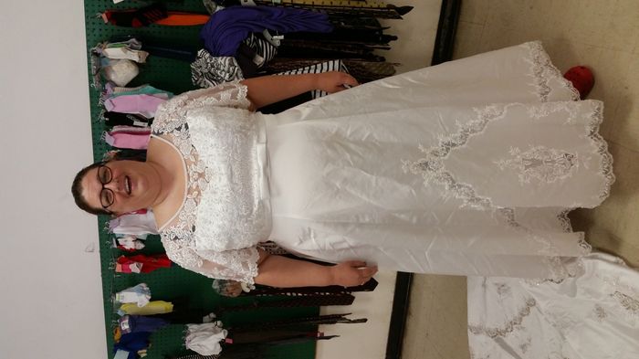 Plus sized budget brides rejoice !!! How I got my dress for $96
