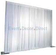 Decorating a mirrored wall at Reception
