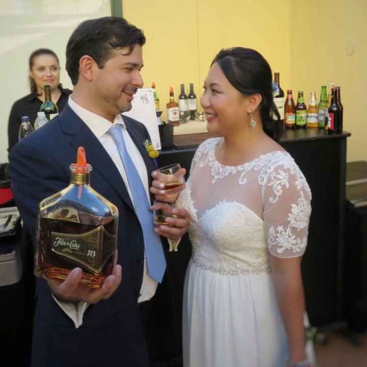 Ivory dress bride, guys shirt color?