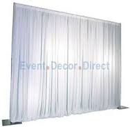 Decorating a mirrored wall at Reception
