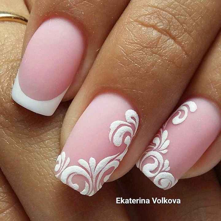 Wedding day nails - 3