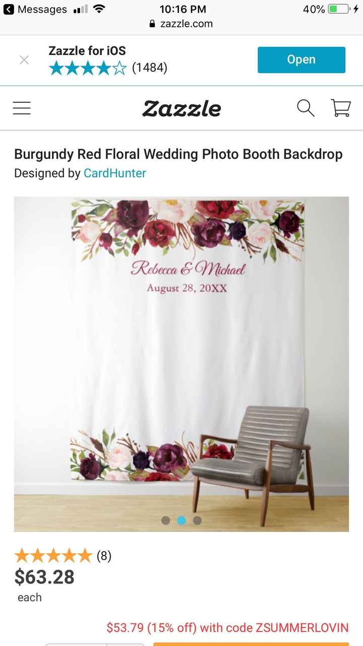 Photo Booth Backdrop - 1