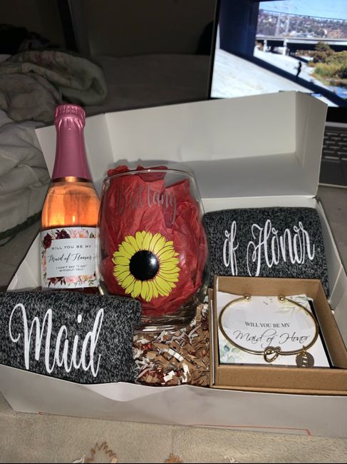 Bridesmaids proposal boxes! 6