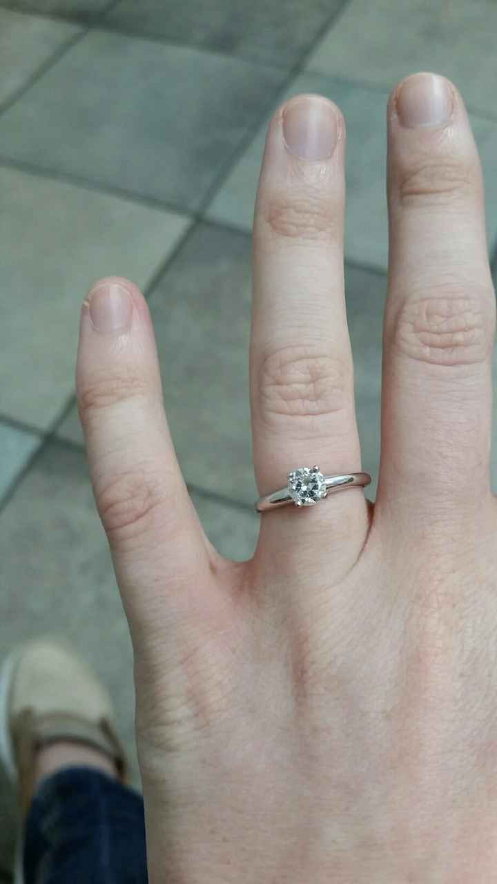 Let's see those beautiful rings lady's!
