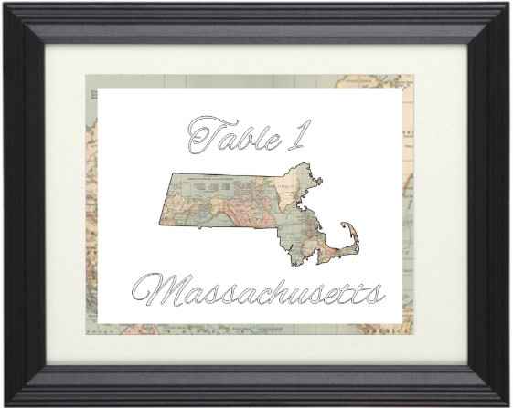 Table Numbers/Names Design Help