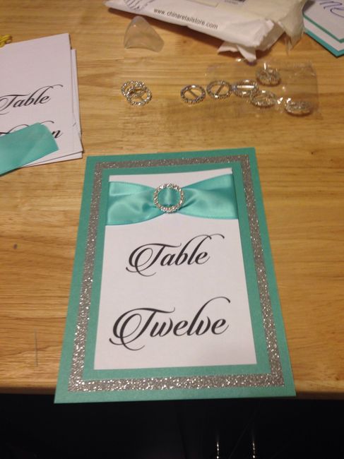 DIY Table Numbers are on the way, Show me yours!