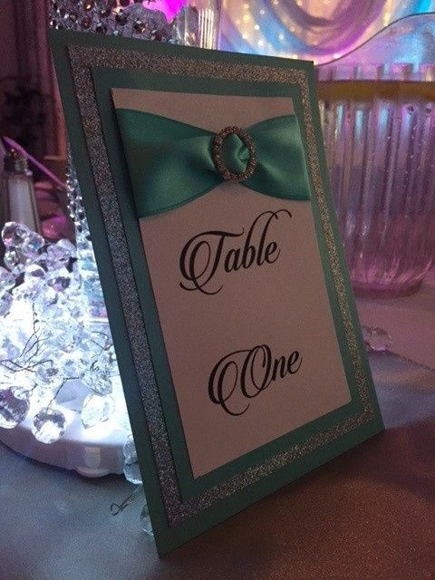 Table numbers! Show me yours!!