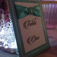 Table numbers! Show me yours!!