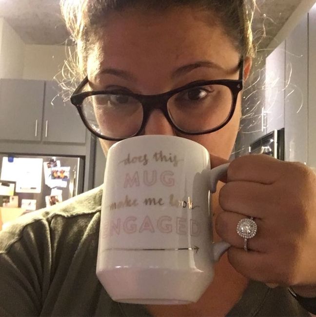 Shameless Mug/Engagement Ring Pics!