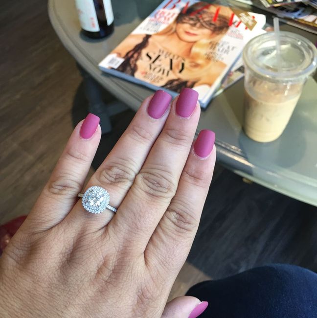 Lets see those beautiful engagement rings
