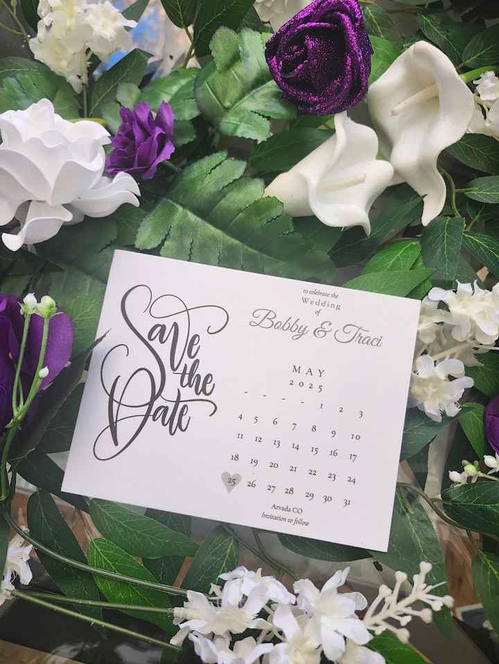 Our Save The Dates - 1