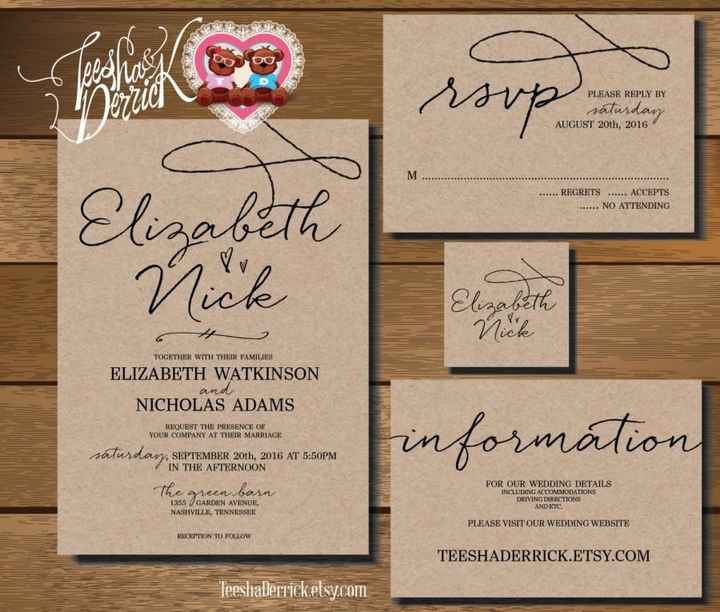wedding invites ideas