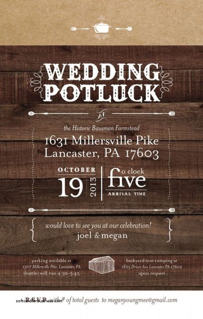 Wedding invite ideas