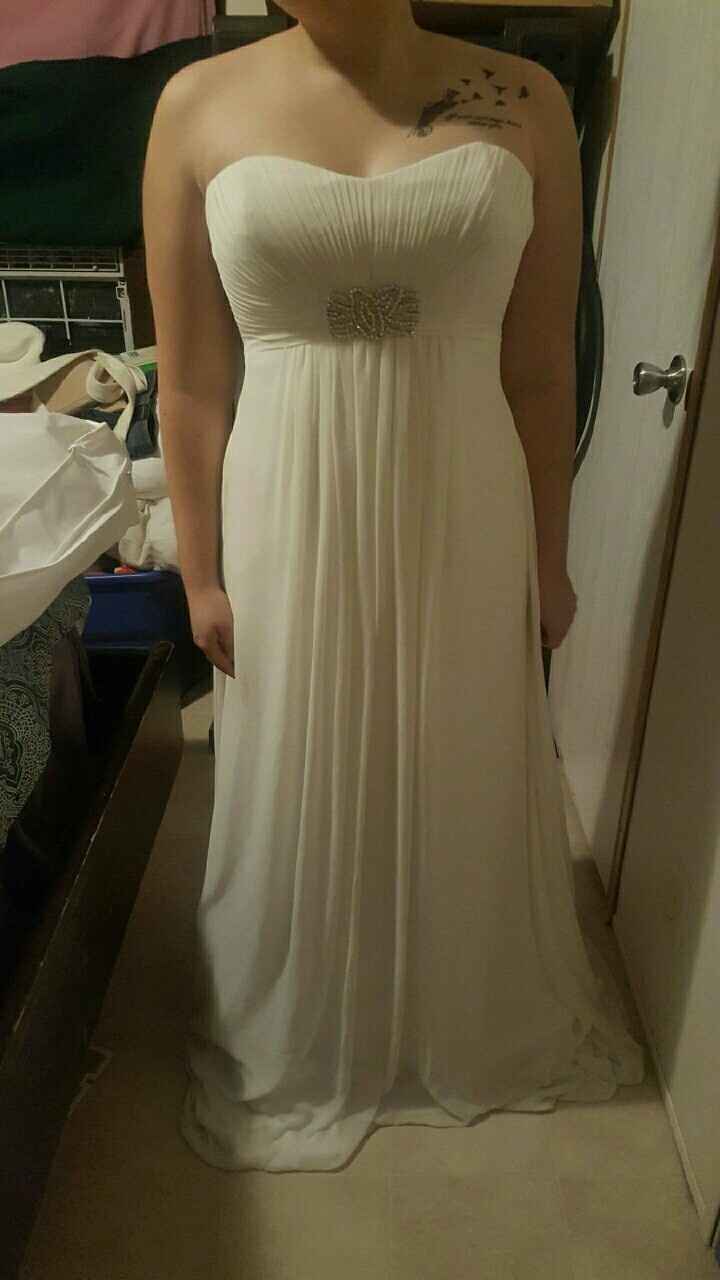So excited to wear my dress! Just a little longer.