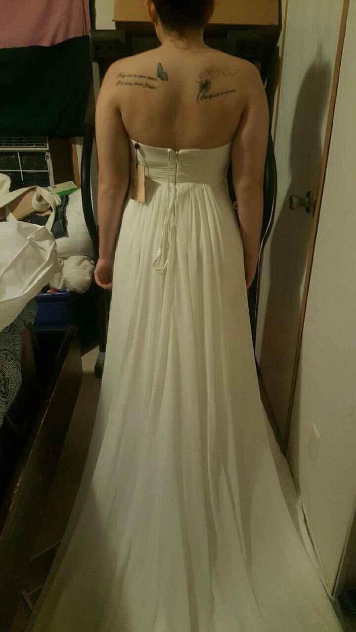 So excited to wear my dress! Just a little longer.