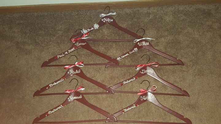  Bridal Party Dress Hangers - 1