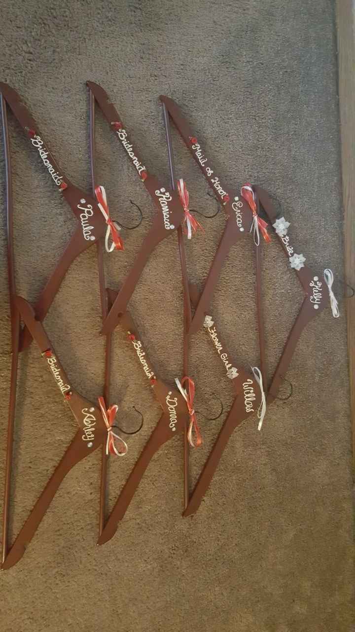  Bridal Party Dress Hangers - 2