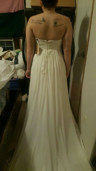 So excited to wear my dress! Just a little longer.