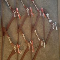  Bridal Party Dress Hangers - 2