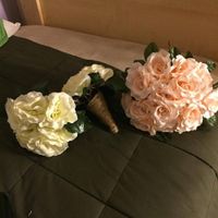 Silk flowers or real flowers for toss and bridesmaid bouquet???